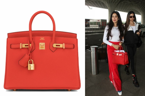 Janhvi KapoorÂ HermÃ¨s Birkin BagÂ 